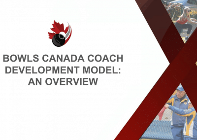 Bowls Canada Coach Development overview cover
