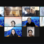 Zoom screenshot of participants in online branding workshop