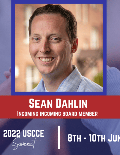 USCCE North American Coach Development Summit social media art card with Sean Dahlin